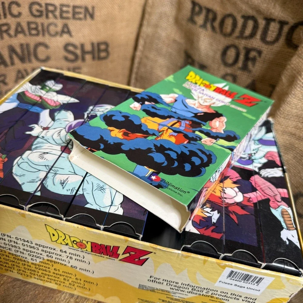 Dragon Ball Z  Frieza Saga VHS Box Set (Missing 1 Tape) + Cell Games Awakening